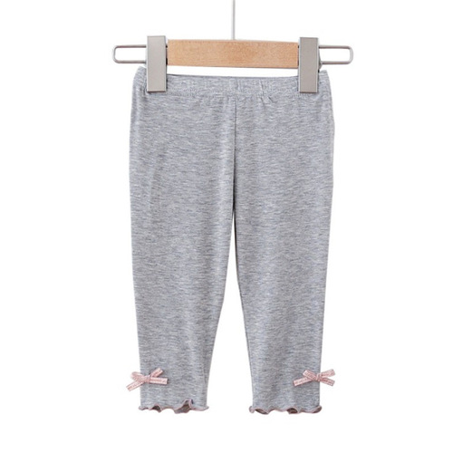 Children's 7/8-inch summer and autumn thin modal mosquito-repellent underwear for girls, 7/8-inch leggings, pure cotton pants