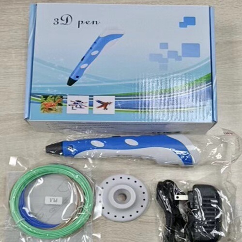Factory Wholesale First-Generation 3D Printing Pen 12V Metal Motor Smart 3D Drawing and Doodle Pen Children's Gift