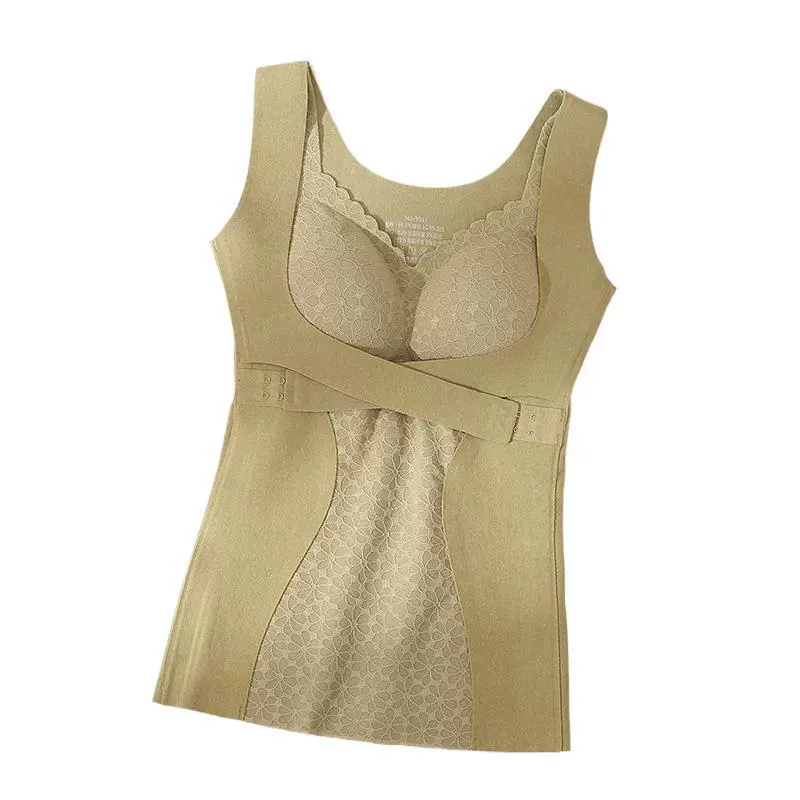 Keep warm vest, winter top with cups, underwear