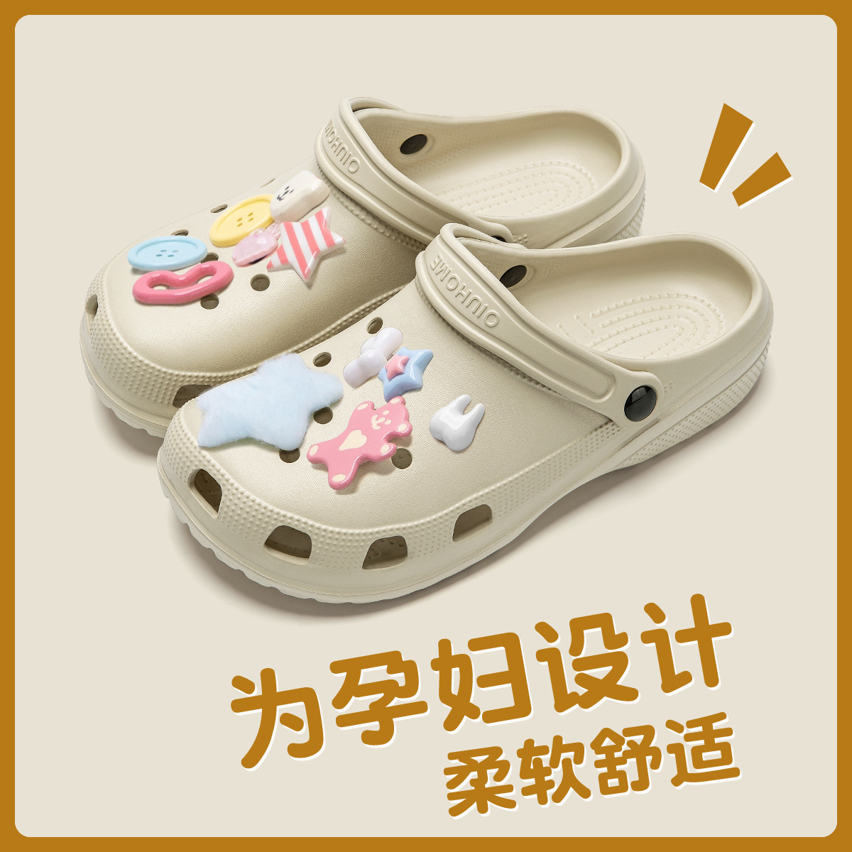 Eva Hole zapatos para hombres 2026 nuevo anti-deslizante de playa zapatillas de mierda para mujeres de verano