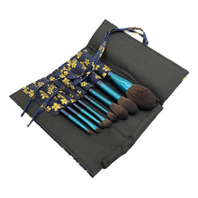 8支青黛化妆刷 12支青黛化妆师 和风刷包 樱花鲤鱼包化妆刷 美妆