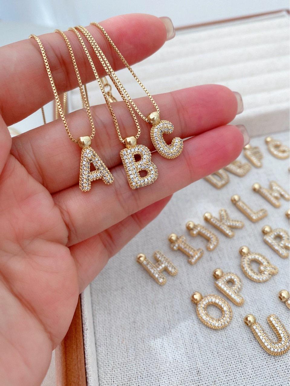 Holiday, Daily Occasion Copper Material 1 Piece Copper Letter Pendant