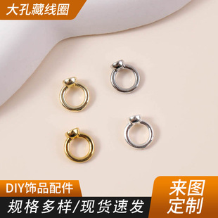 18K����ɫ��β�]�ڭh��ײؾ�Ȧ�����β��diy�ֹ�����������