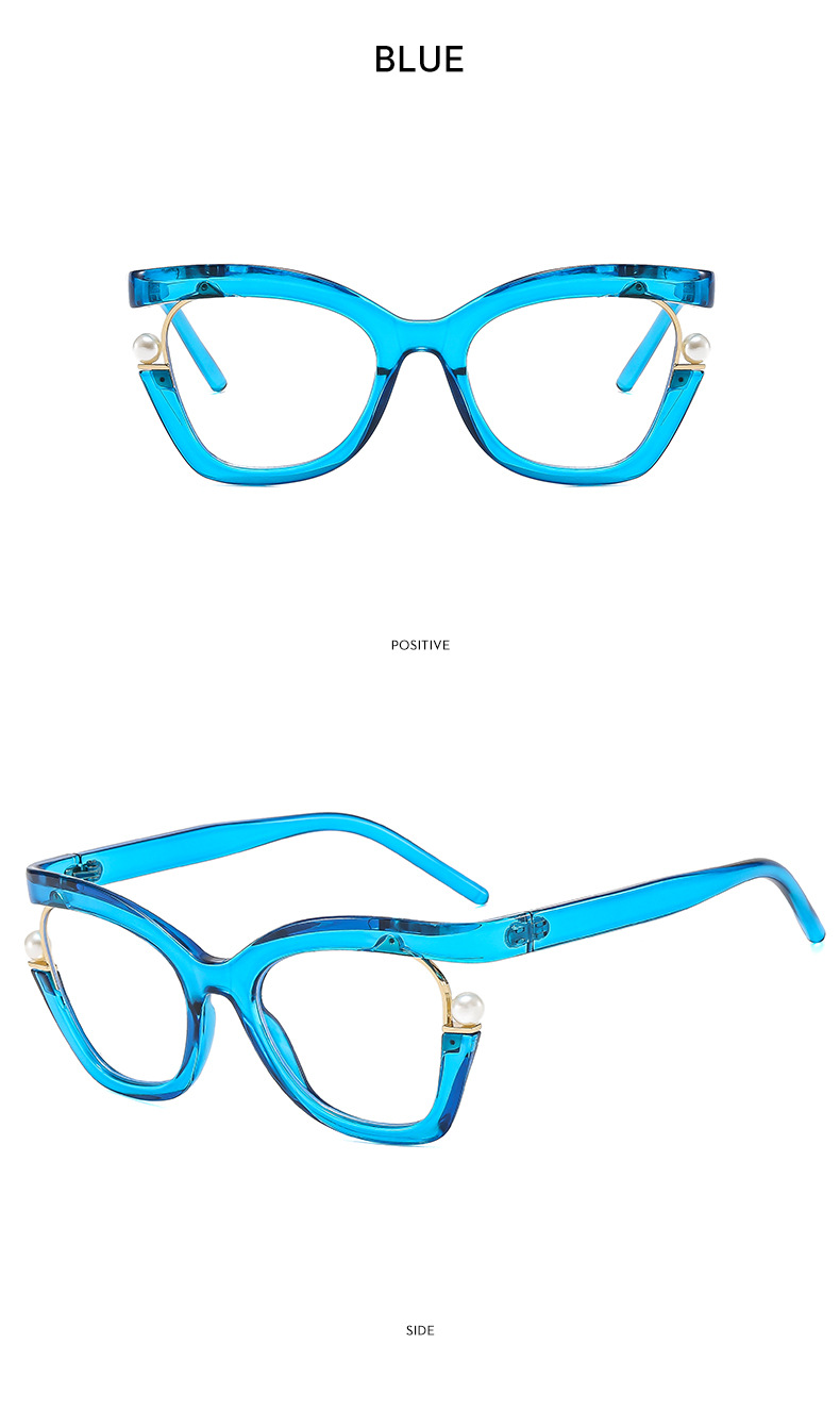 65g Weight Full rim frame Glasses Structure Glasses Classification PC Lens Material Casual, Holiday, Outdoor Occasion Geometric Pattern Women's Gender Y2K, IG Style Style Y2K IG Style Geometric PC Full Rim Frame Optical Glasses 15
