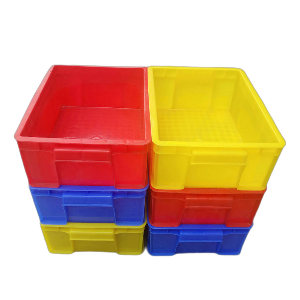 东莞环保周转箱车间周转胶箱仓库物料箱货架整理储物箱五金盒子