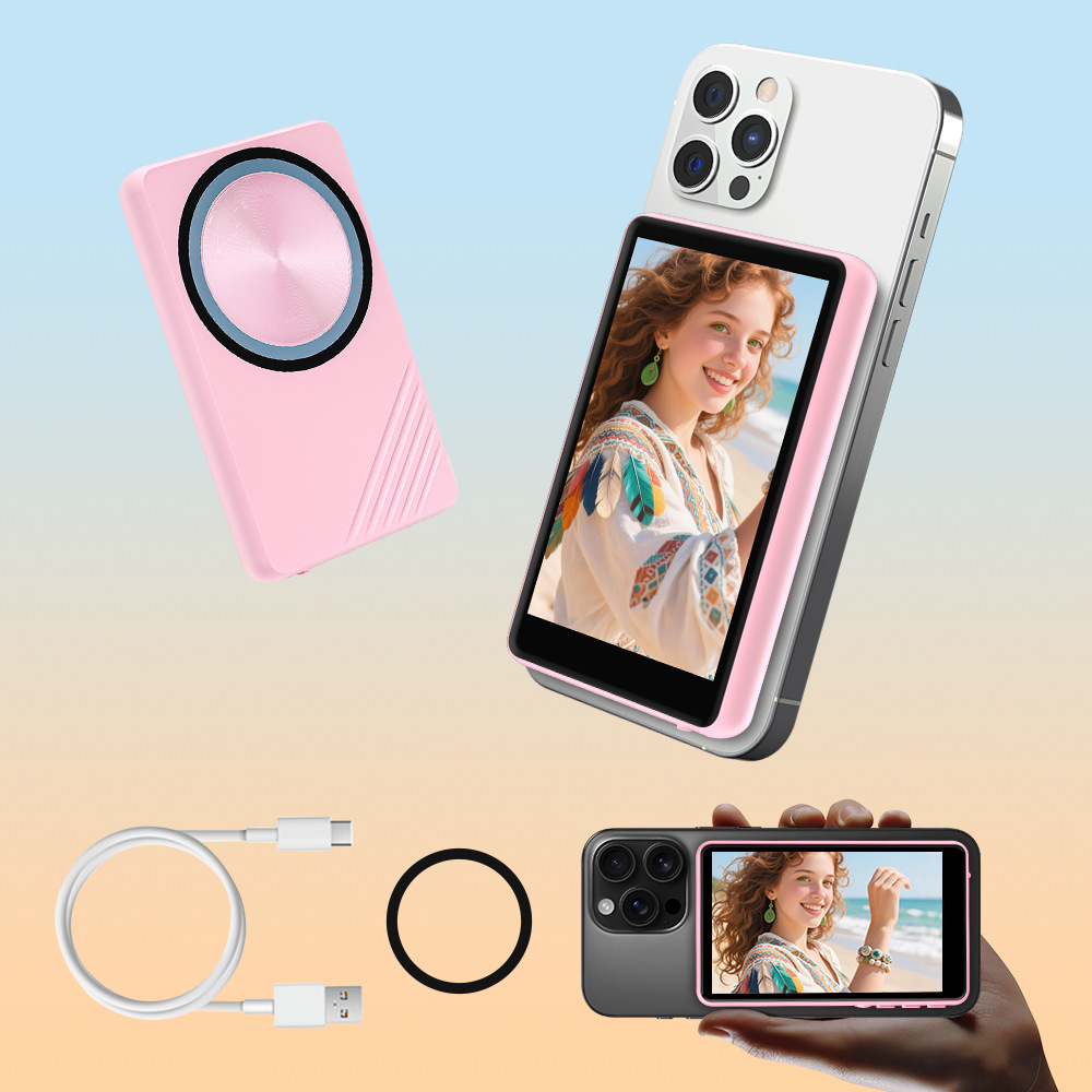 新商品の無線携帯電話の自撮りスクリーン器の磁気は充電します。