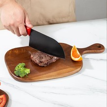 木质厨房相思木砧板熟食托盘家用木质加厚切菜板套装创意长方形