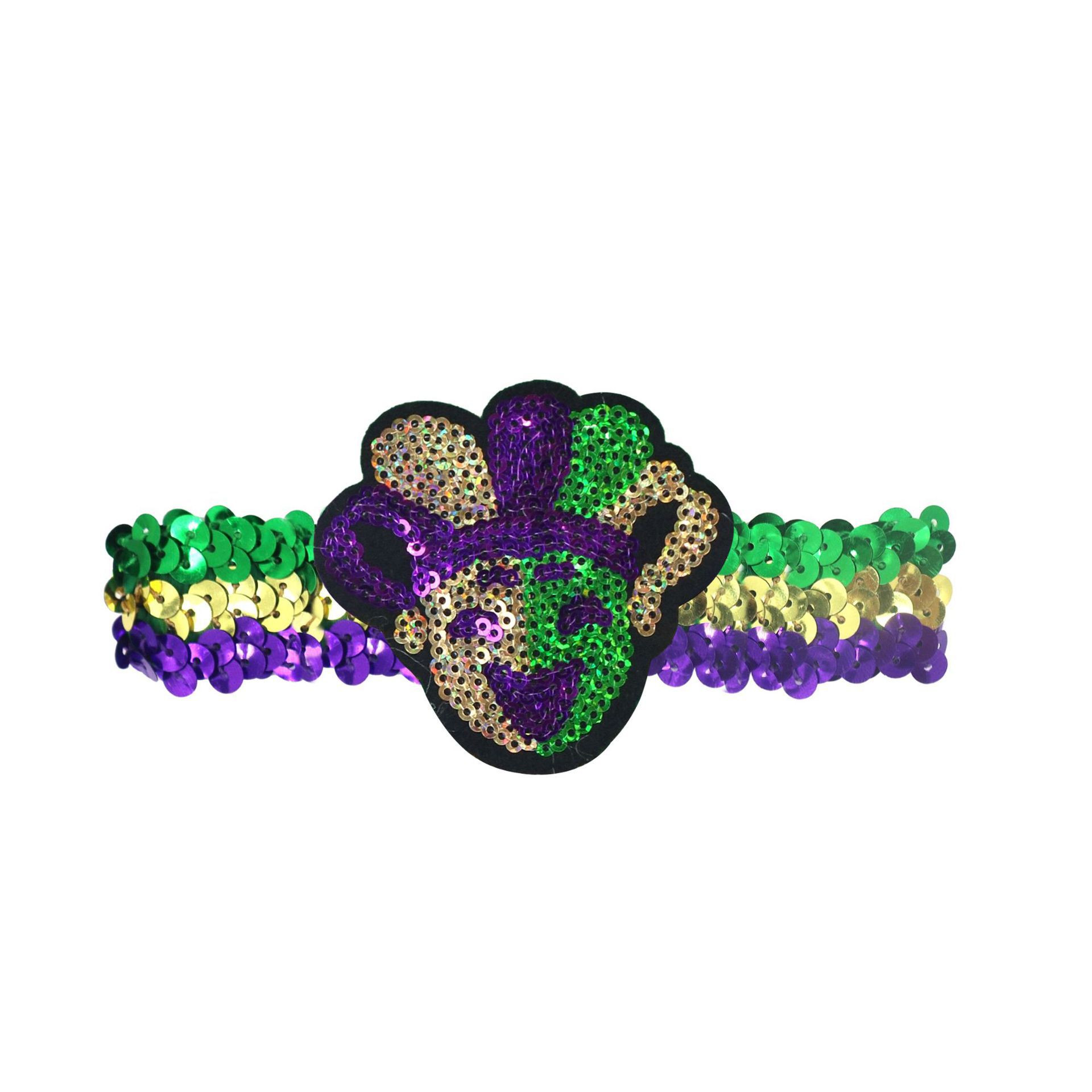 Mardi Gras fiesta de carnaval brasileño transfronterizo oro púrpura verde tricolor piezas de vestuario
