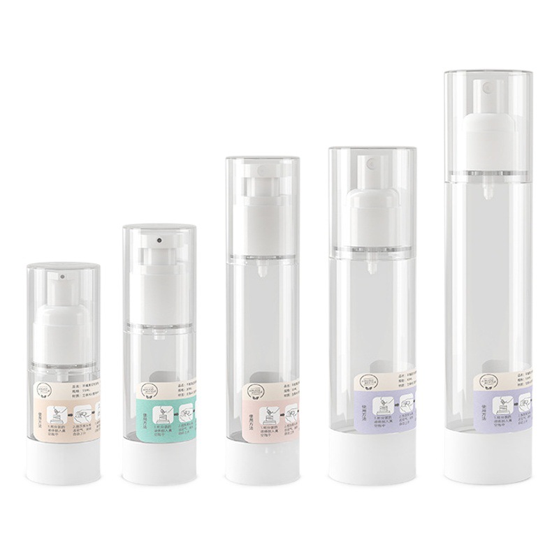 15ml-100mlas botella de vacío protector solar botella de prensado botella de loción cosmética sub-botella de spray botella
