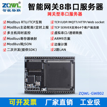 ��Ƕ�� ���ڷ�����8��TTL�D��̫�W��ModbusRTU�DTCP�W�P