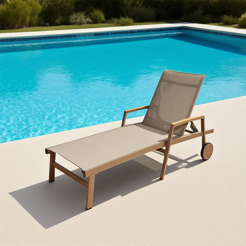 Cama al aire libre sillón junto a la piscina sillón al aire libre balcón terraza terraza sillón de playa impermeable