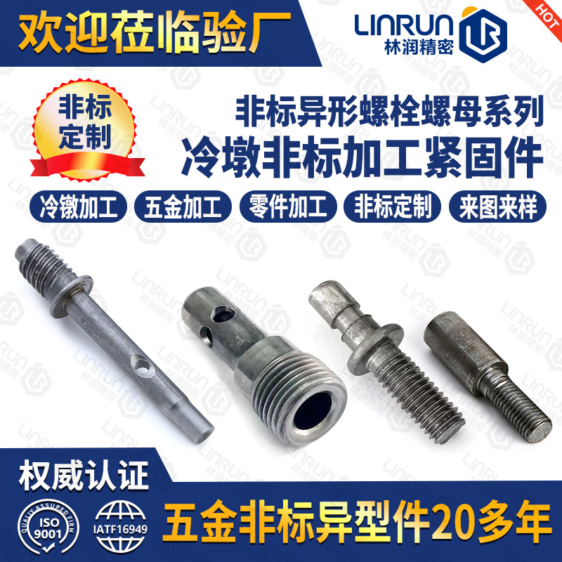 定制异型螺丝非标异形件 冷镦热打五金螺栓 数控车床加工螺纹螺栓