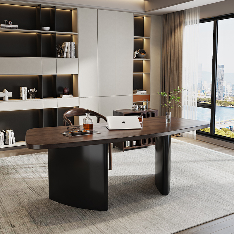 Nordic solid wood computer desk designer designer creative desk of…