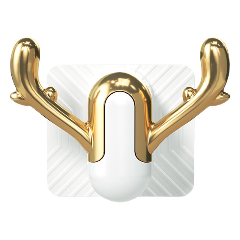 Zapatillas de lujo ligeras estante baño zapatillas sin punzonado gancho de drenaje estante de almacenamiento de baño montado en la pared transfronterizo