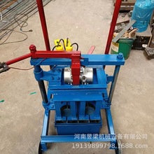 2-45移动免烧水泥砖机空心砖马路花砖机各种形状水泥砖免烧制砖机