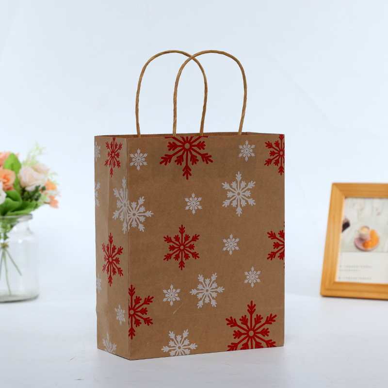 メーカー現物クラフト紙袋クリスマス手提げギフト袋服装ショッピング包装袋カスタム卸売り|undefined