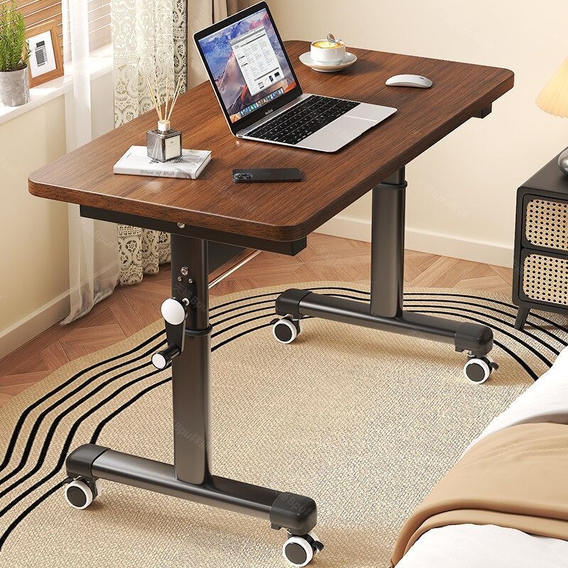 Computer Desk, Bedside Table, Movable Lifting Study Table, Home Bedroom Office Computer Desk, Student Writing Desk