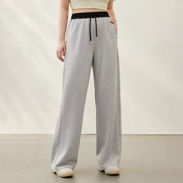 [Простой повседневный стиль, удобная эластичная талия, ленивые брюки] Felly Show большой размер женский толстый mm2025 летний новый