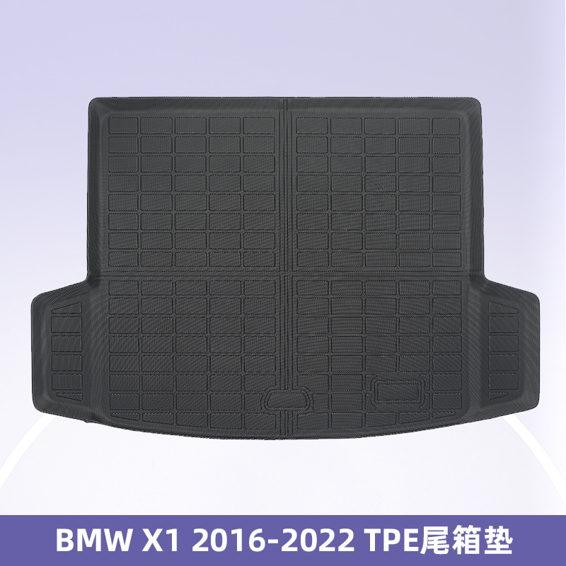 Aplicable a BMW X1 2016 - 2022 3D todo el tiempo material TPE almohadilla para los pies almohadilla del maletero