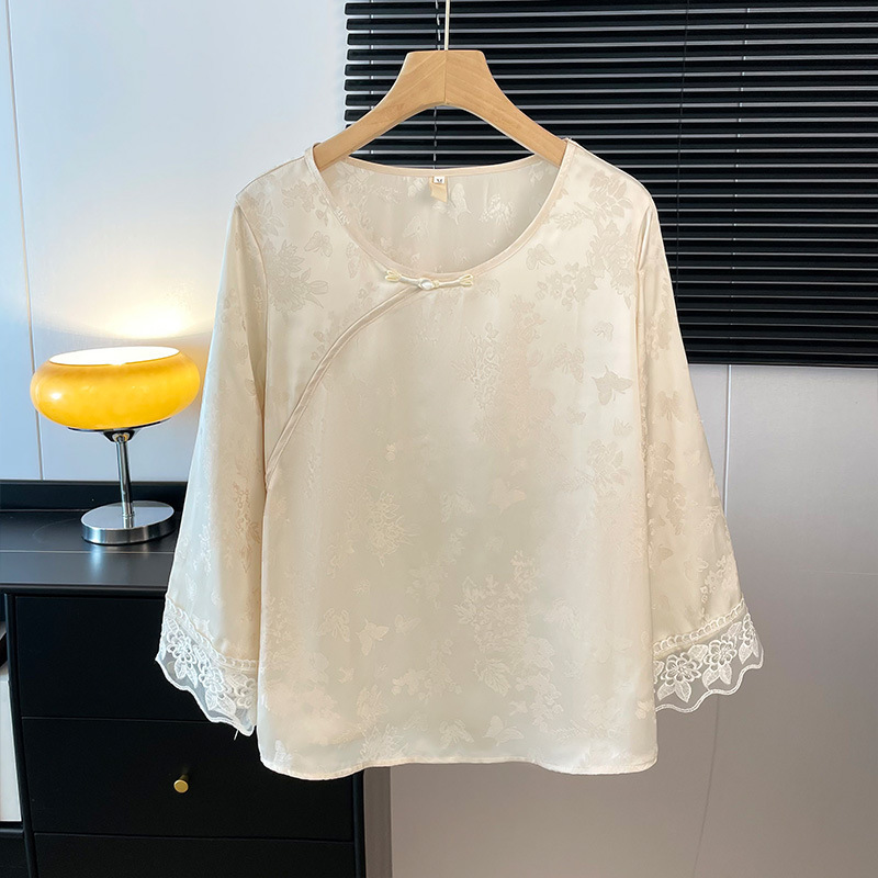 好质量中式汉服重工刺绣盘扣马甲圆领斜襟长袖上衣搭配鱼尾裙套装|undefined