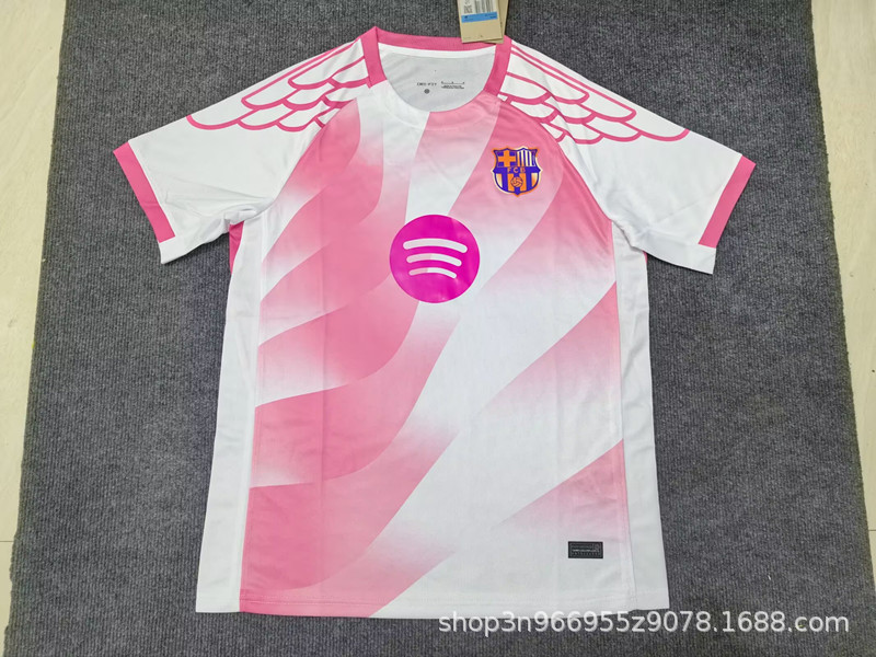 Karol G x Nike x FC Barcelona 2025/26 Special Edition Wings Jersey White Pink
