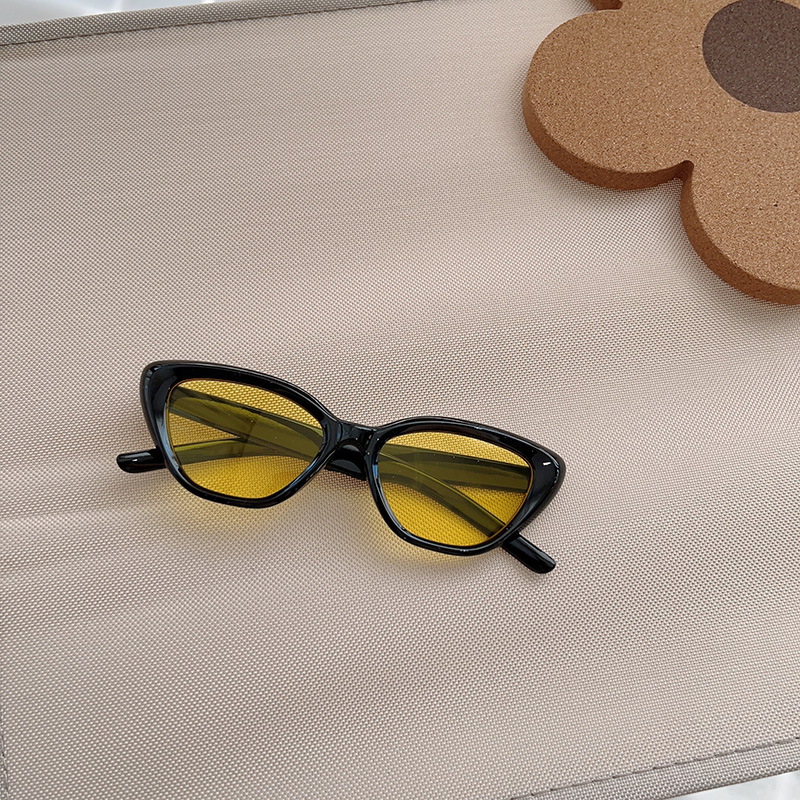 45g Weight Full Frame Glasses Structure Sunglasses Classification UV400 Protection, Acrylic Lens Material Cat Eye Glasses Style Holiday, Travel Occasion Solid Color Pattern Women's Gender Simple Style, Classic Style Style Simple Style Classic Style Solid Color UV400 Protection Acrylic Cat Eye Full Frame Kids Sunglasses 11