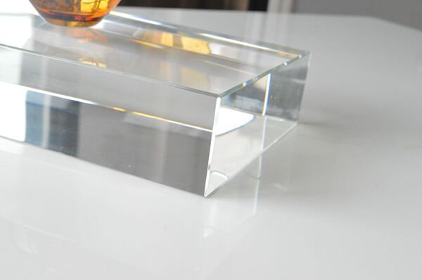 Modern minimalistic transparent accessory