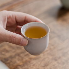 云隐造物汝窑品茗杯仿宋闻香杯功夫茶具茶杯陶瓷小茶杯单杯茶盏