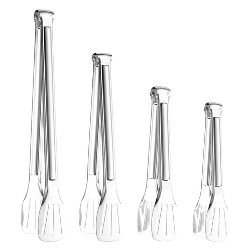 304 stainless steel three-line food clips, thickened food clips, barbecue barbecue clips, bread clips, steak clips, food clips