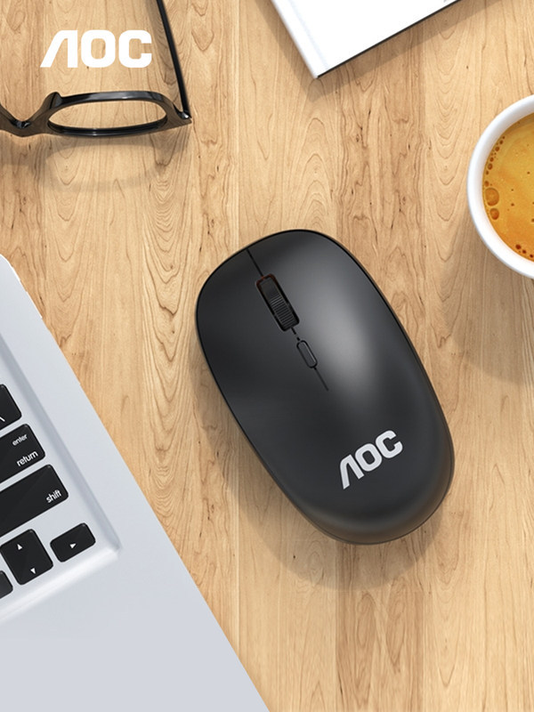 AOC MS311靜音藍牙無線鼠標可充電款男女生家用辦公商務2.4G無線
