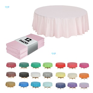 12Pcs Heavy Duty Premium Plastic Table Cover Plastic Table Cover