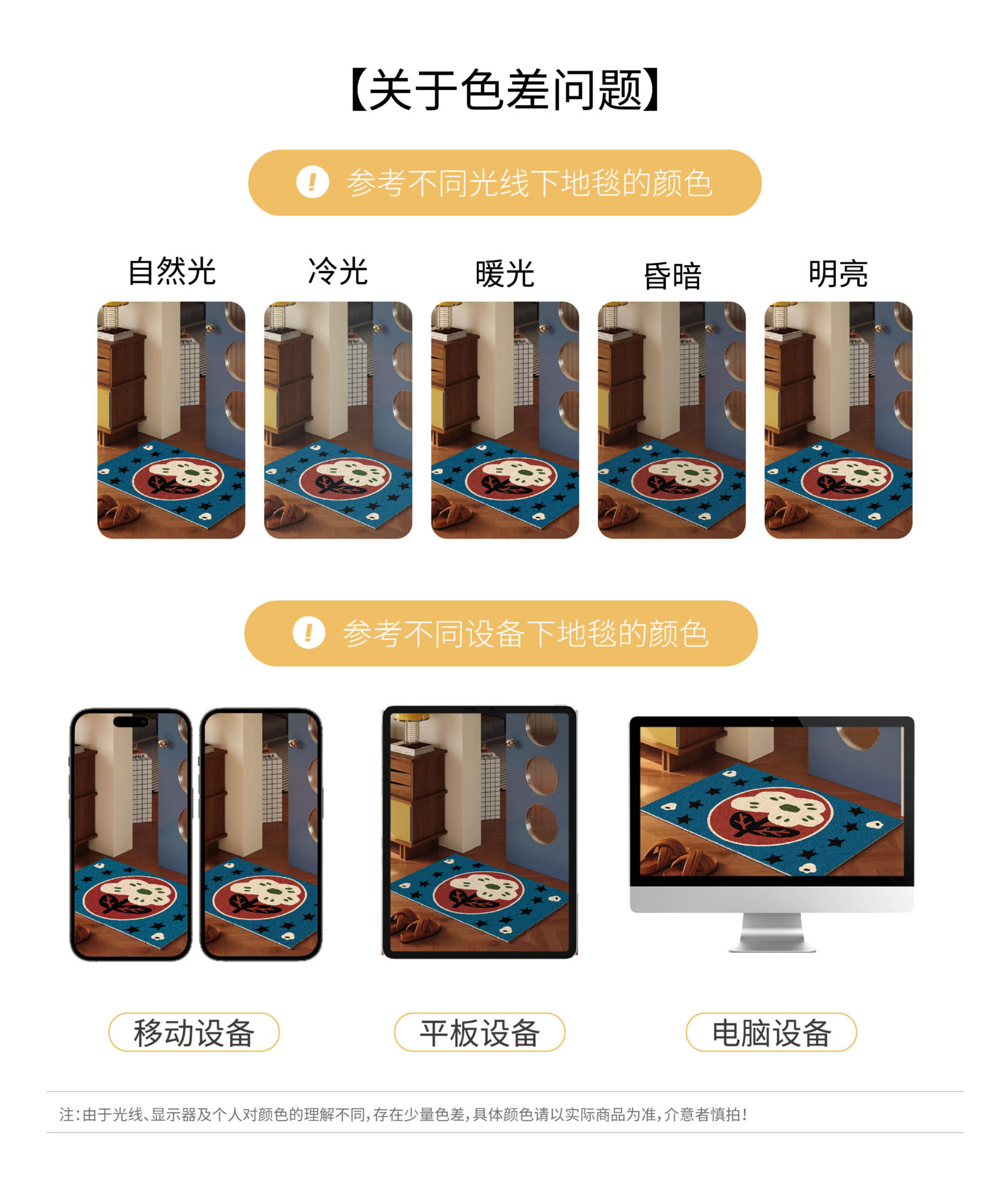 Dropshipping Service: Little Pony Entrance Door Mat, Made of Silk Loop Material, Non-Slip and Dirt-Resistant, Suitable for Bathroom Sink, Can Be Cut to Size