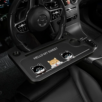 table flat bracket water cup – Car table board - three-puppies-upgraded-thickened-increase-protection-pad