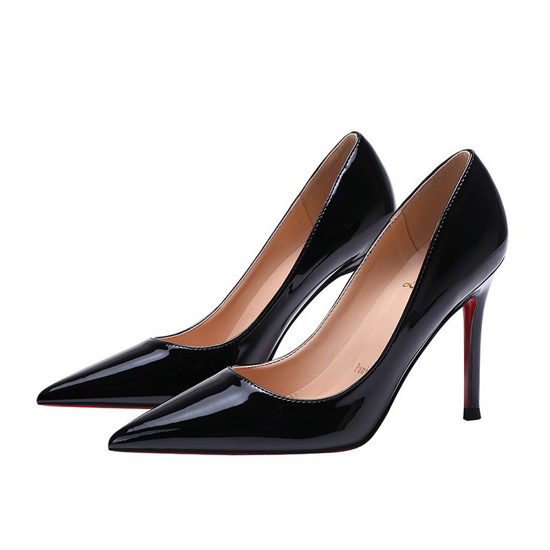 Black all-inclusive red bottom (6cm)