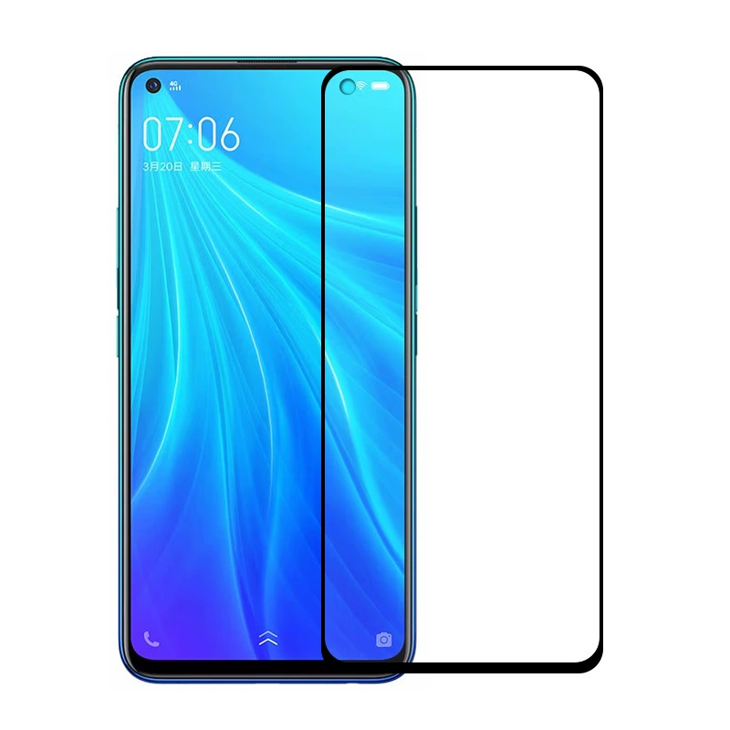 Подходит для защитной пленки Vivo Z5x полный экран Z5X версия 712 мобильного телефона пленка с черной каймой антивыпадение высокое определение защитной пленки