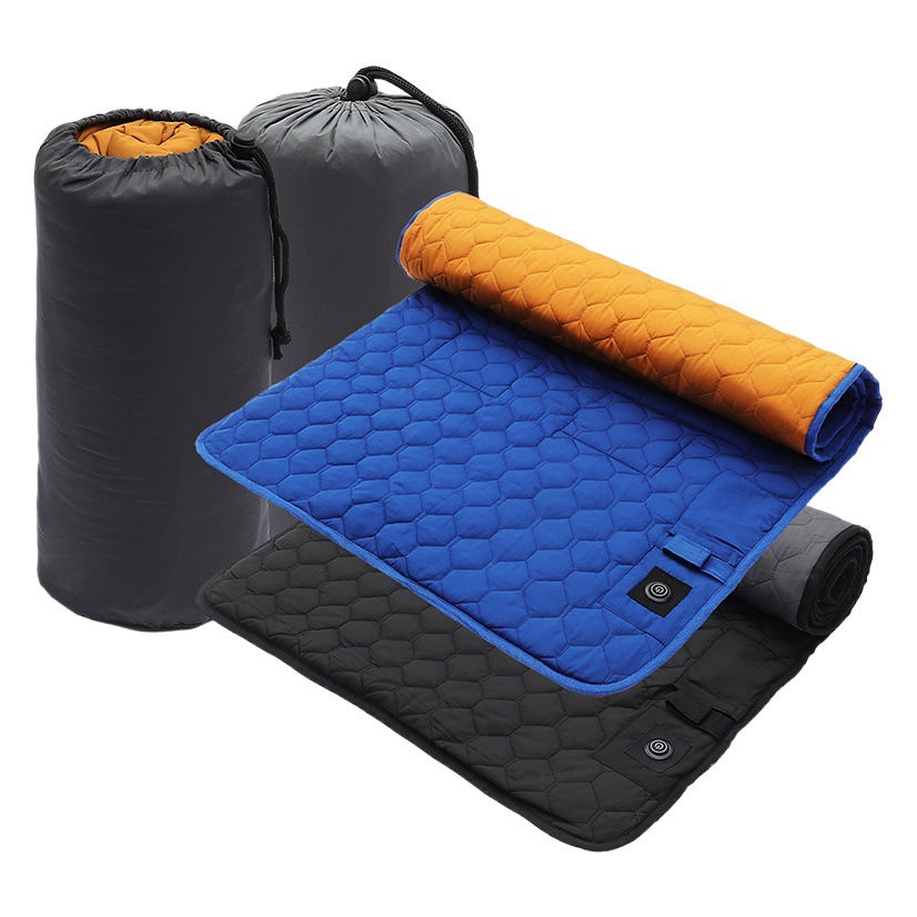 Calentador de piernas y pies para invierno, almohadilla térmica inteligente, saco de dormir térmico de siete piezas, almohadilla térmica portátil para acampar al aire libre