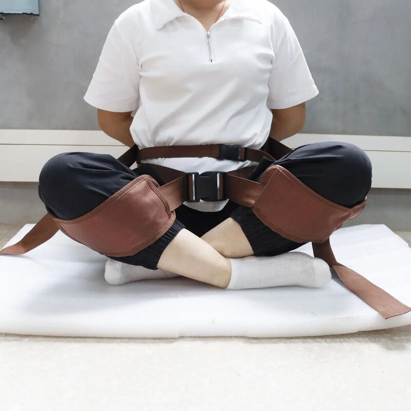 Cross-Border New Yoga Meditation Strap Meditation Double Leg Fixed Belt Auxiliary Tension Belt Sitting Posture Corrector Cross-Border New Yoga Meditation Strap Meditation Double Leg Fixed Belt Auxiliary Tension Belt Sitting Posture Corrector