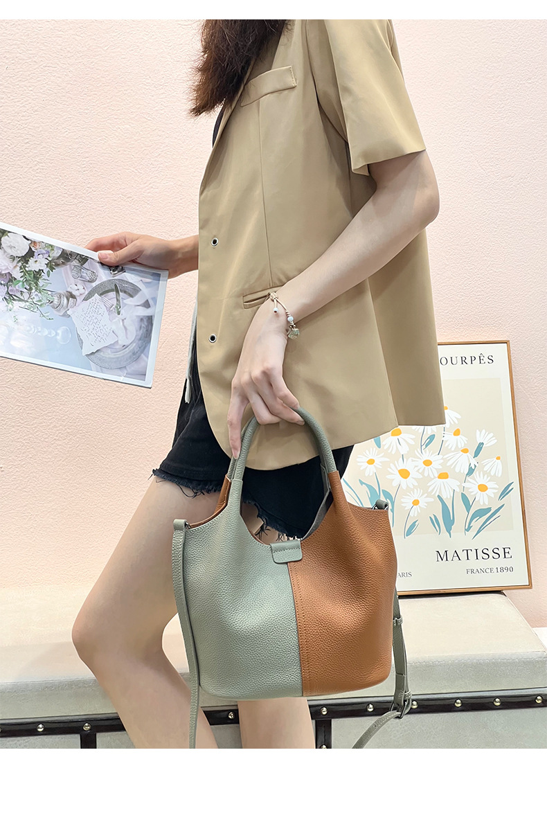 Echtleder Schultertasche Nischen-design Luxus Handtasche Damen_voghion.com