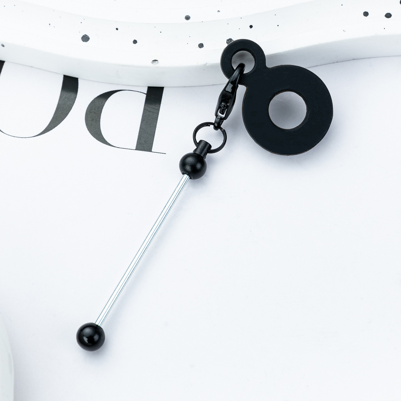 DIY cuentas de paja de silicona colgante para 8mm - 10mm taza de agua paja de silicona decoración fábrica al por mayor