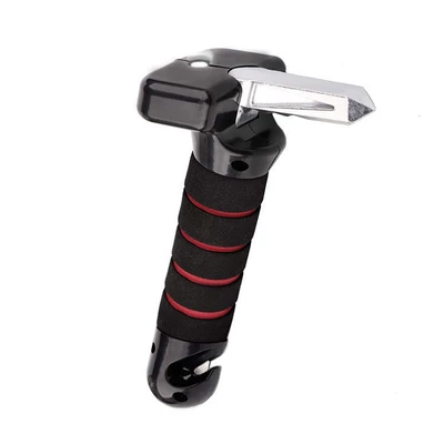 Other Automotive Safety Supplies multifunctional car safety hammer - km-52-red-with-light