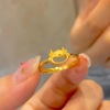 Xiaohongshu Hei Dragon Bits Xiaolong Ring Gold Dragon Dragon Nian Zhelong Dragon Ring Xiaokou often open the dragon ring