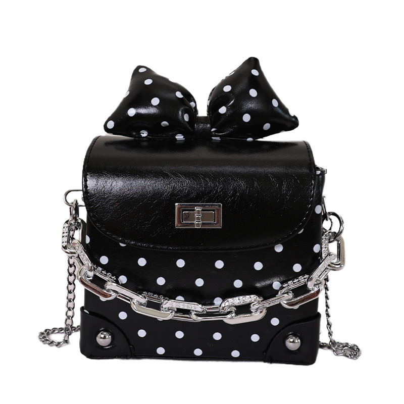 Nueva bolsa de cadena para mujeres 2026 nicho de diseño de moda mochila de hombro diaria popular onda punto bolso de caja cuadrada