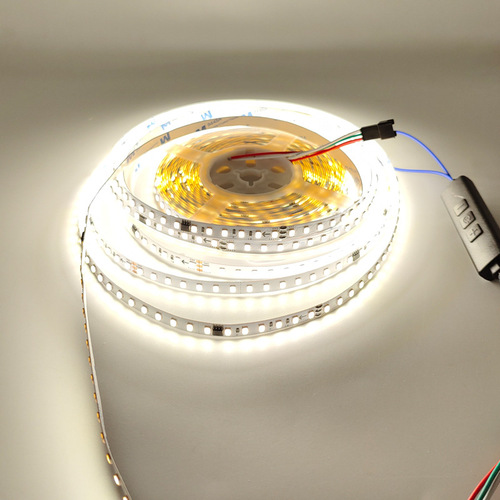 LED strip 24V single-color flowing 2835 high-brightness 126 LED electroplated plate with copper bracket red green blue pink ice blue gold