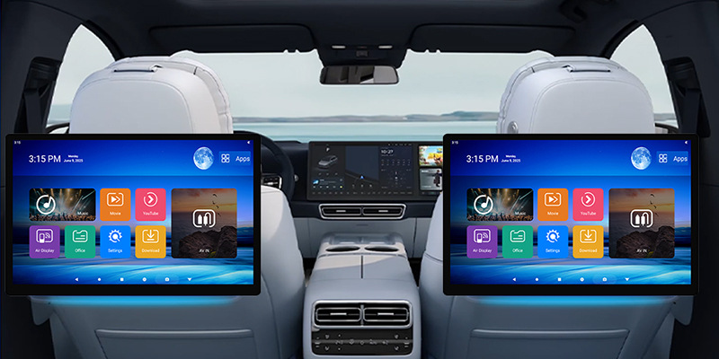 New Model 13.5inch Headrest Android Monitor 13.5inch Headrest External Monitor Car Android Monitor