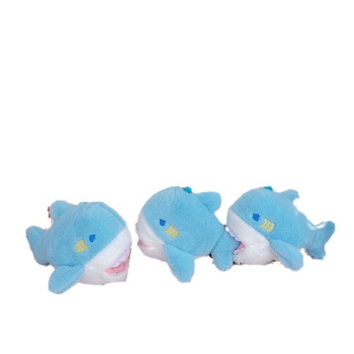 Cute Bite Hand Shark Keychain Plush Grabber Doll Toy Figurine Keychain Creative School Bag Purse Hanger Decor Wholesale