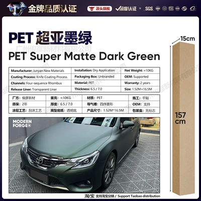 Auto Color Change Film – of Man Emerald Agate Green - pet-super-asia-dark-green-65-series152-165m
