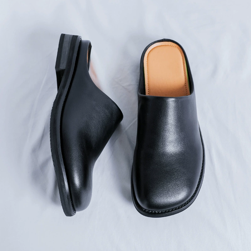 2025 новый стиль слипоны мюли Baotou Boken обувь для пар тапочки 91519-91518-B