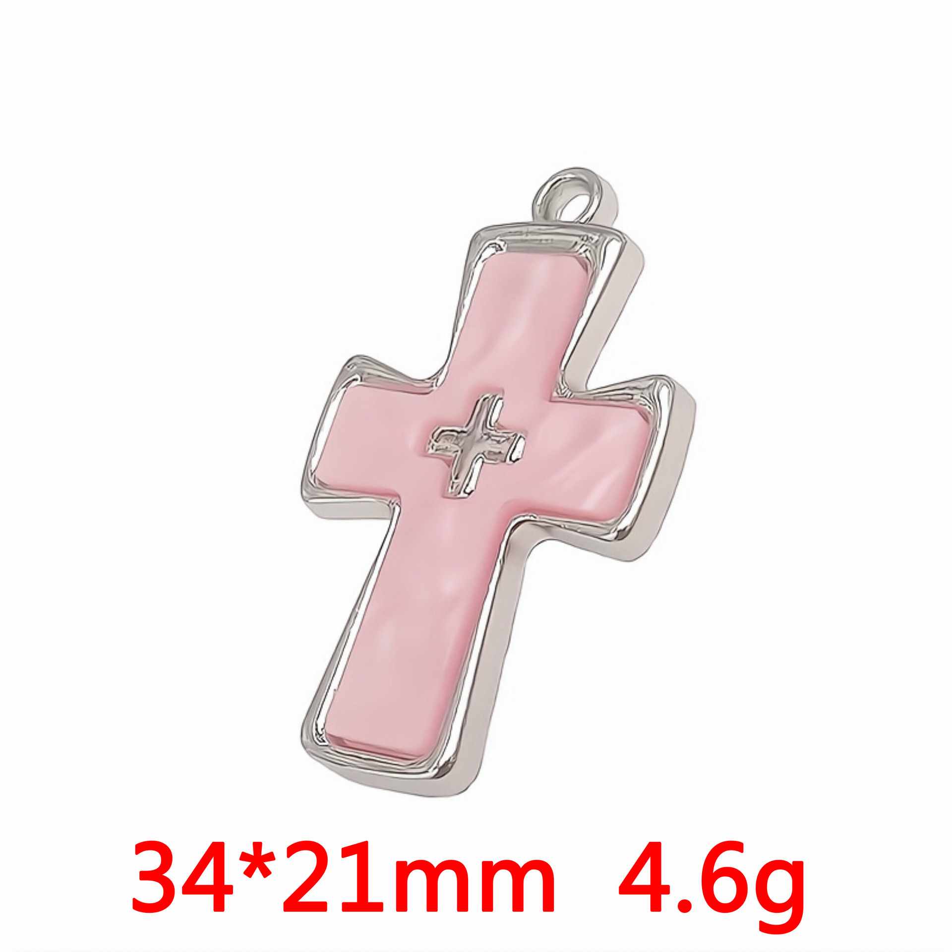 1 Piece Arylic Alloy Cross Pendant display picture 4