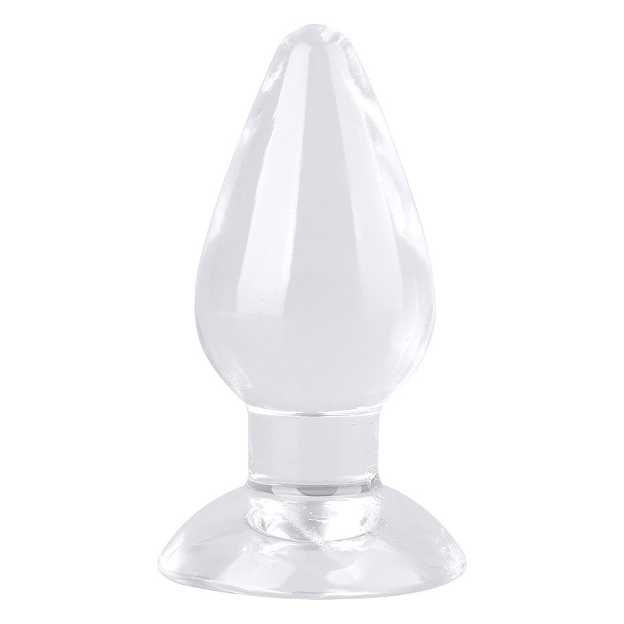 Gran Mac anal plug grande, mediano y pequeño conjunto de tres piezas de alta cristal transparente granos de tracción anal plug image 1