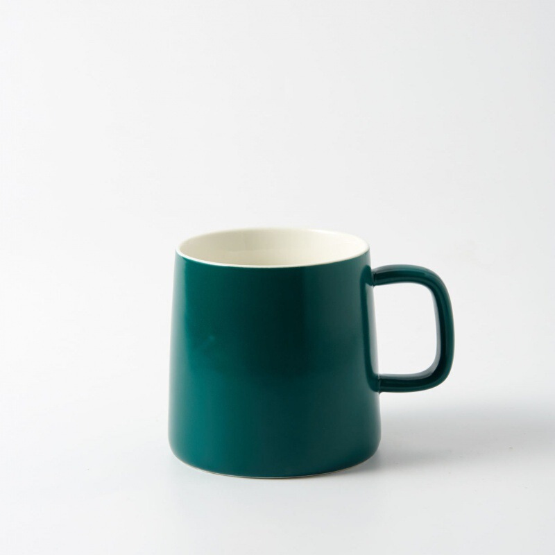 Tea Separating Ceramic Cup Creative Simple Mug with Lid with Filter Bubble Household Ceramic Couple Cup for Men and Women